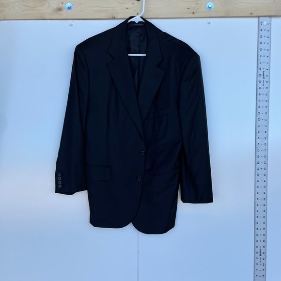 Black Brooks Brothers Golden Fleece 3-Button Suit Jacket - Picture 5 of 8